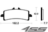 Přední brzdové destičky Brembo 07BB37SA Sinter (Cesta)