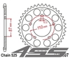 Řetězová rozeta JTR807,45 zubů - černá