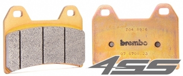 Přední závodní brzdové destičky Brembo Z04 PN 107670823 (Okruh)