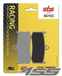 Přední okruhové brzdové destičky SBS 864DC Dual Carbon (Okruh)