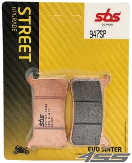 Přední brzdové destičky SBS 947SP Sinter (Cesta - ostrá směs)