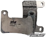 Přední závodní brzdové destičky SBS 806DS-1 Dual Sinter (Okruh)