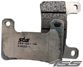Přední závodní brzdové destičky SBS 806DS-1 Dual Sinter (Okruh)