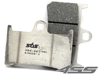 Přední závodní brzdové destičky SBS 634DS-2 Dual Sinter (Okruh)