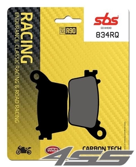 Zadní okruhové brzdové destičky SBS 834RQ Carbon Tech (Okruh)