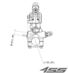 Radiální brzdová pumpa Brembo 19 RCS (nastavitelná rozteč 18/20mm) 110A26310