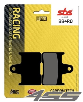 Zadní okruhové brzdové destičky SBS 984RQ Carbon Tech (Okruh)