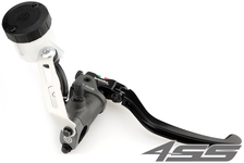 Radiální brzdová pumpa Brembo 19 RCS (nastavitelná rozteč 18/20mm) + nádobka brzdové kapaliny + montážní sada 110A26310+110A26385