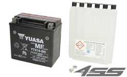 Motobaterie YUASA YTX14-BS (AGM)