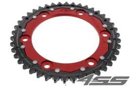 Řetězová rozeta ZF DUAL 1306,42 zubů - černá/červená