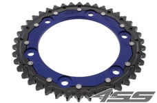 Řetězová rozeta ZF DUAL 1306,44 zubů - černá/modrá