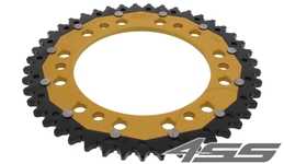 Řetězová rozeta ZF DUAL 1307,45 zubů - černá/zlatá