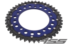 Řetězová rozeta ZF DUAL 1800,43 zubů - černá/modrá