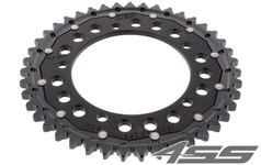 Řetězová rozeta ZF DUAL 1800,43 zubů - černá/černá