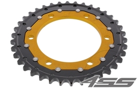 Řetězová rozeta ZF DUAL 479,39 zubů - černá/zlatá