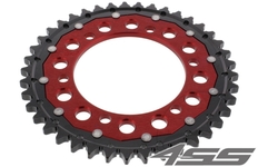 Řetězová rozeta ZF DUAL 479,41 zubů - černá/červená