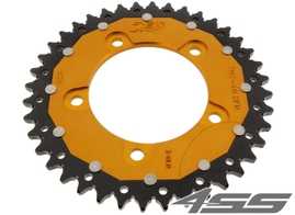 Řetězová rozeta ZF DUAL 702,40 zubů - černá/zlatá