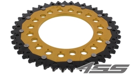 Řetězová rozeta ZF DUAL 1304,45 zubů - černá/zlatá