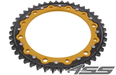 Řetězová rozeta ZF DUAL 1340,44 zubů - černá/zlatá
