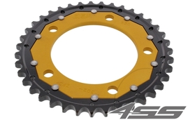 Řetězová rozeta ZF DUAL 302,39 zubů - černá/zlatá