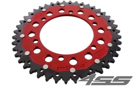 Řetězová rozeta ZF DUAL 486,43 zubů - černá/červená