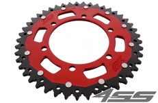 Řetězová rozeta ZF DUAL 486,45 zubů - černá/červená