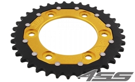Řetězová rozeta ZF DUAL 735,37 zubů - černá/zlatá
