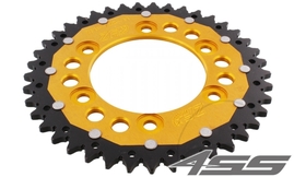 Řetězová rozeta ZF DUAL 735,41 zubů - černá/zlatá