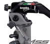 Radiální brzdová pumpa Brembo 19 RCS Corsa Corta (nastavitelná rozteč 18/20mm + nastavitelná vzdálenost páčky) 110C74010