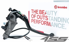 Radiální brzdová pumpa Brembo 19 RCS Corsa Corta (nastavitelná rozteč 18/20mm + nastavitelná vzdálenost páčky) 110C74010