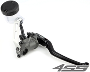 Radiální brzdová pumpa Brembo 19 RCS Corsa Corta (nastavitelná rozteč 18/20mm + nastavitelná vzdálenost páčky) + nádobka brzdové kapaliny + montážní sada 110C74010+110A26385